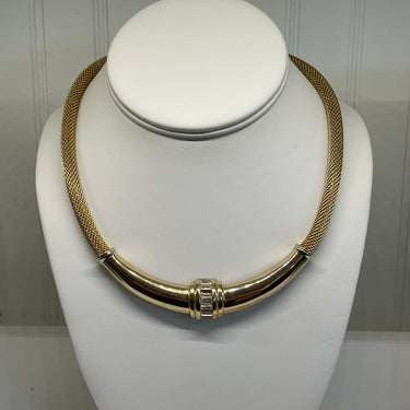 1980’s Gold Mesh Necklace Bloomers and Frocks